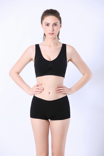 Padded Sports Bra Seamless Bra High Impact Top Active Wear Workout Yoga Exercise - 第 4/27 張圖片