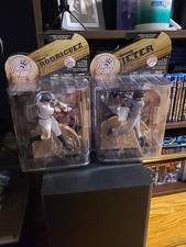 Mcfarlane Alex Rodriguez and Derek Jeter Lot Of 2 New York Yankees figures NEW !