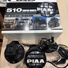 Piaa 510 Fog Lamp Light Round 110mm Driving Spot H3 Bulb Off-road 4x4 Jdm Pair Piaa 510 Fog Lamp Light Round 110mm Driving Spot H3 Bulb Off-road 4x4 Jdm Pair