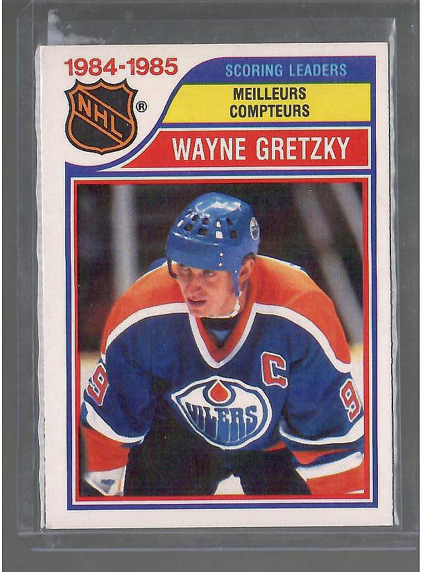 🏒1985-86 O-Pee-Chee #259 Scoring Leader Wayne Gretzky🏒Near Mint or Better🏒A