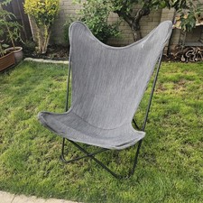 GoodHome Chair Grey Material Steel Good Condition. Used.