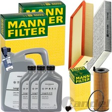 Mann Révision + 8L Original 0W-30 Huile Convient pour VW Touareg Q7 3.0 Tdi