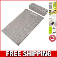 Acupressure Mat and Pillow Set for Back/Neck Pain Relief and Muscle Relaxation