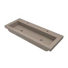 Native Trails NSL4819 NativeStone 48" Trough Rectangular Concrete - Earth