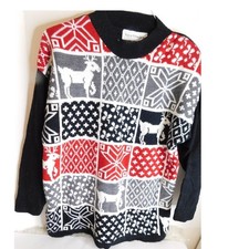 Vintage Norton McNaughton Winter Sweater Size Medium