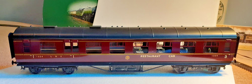 EXLEY SPUR O - L.M.S.  Restaurantwagen 3. Klasse 1834 - weinrot | Zustand: Used