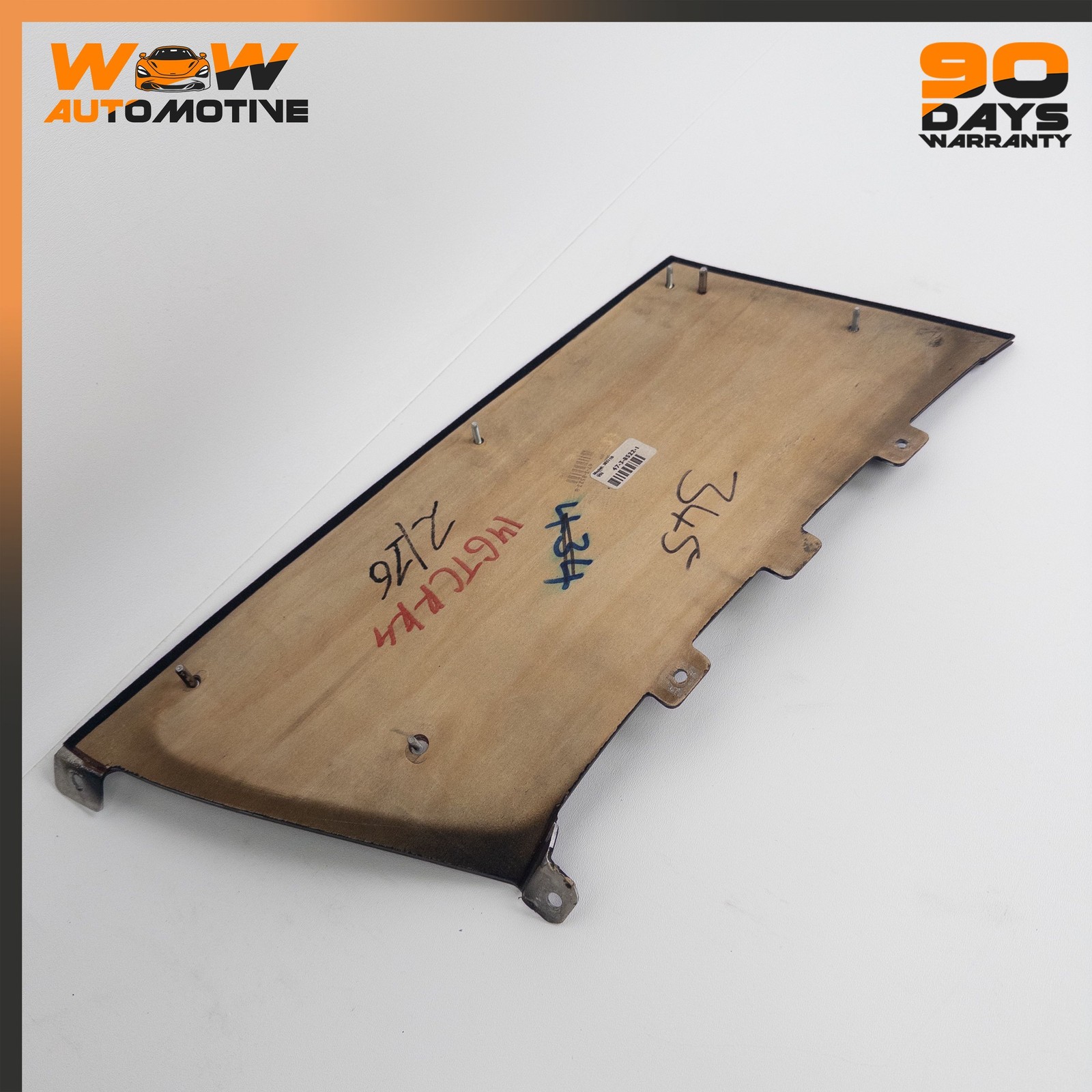 12-17 BENTLEY CONTINENTAL GT REAR RIGHT QUARTER PANEL INSERT TRIM BLACK OEM