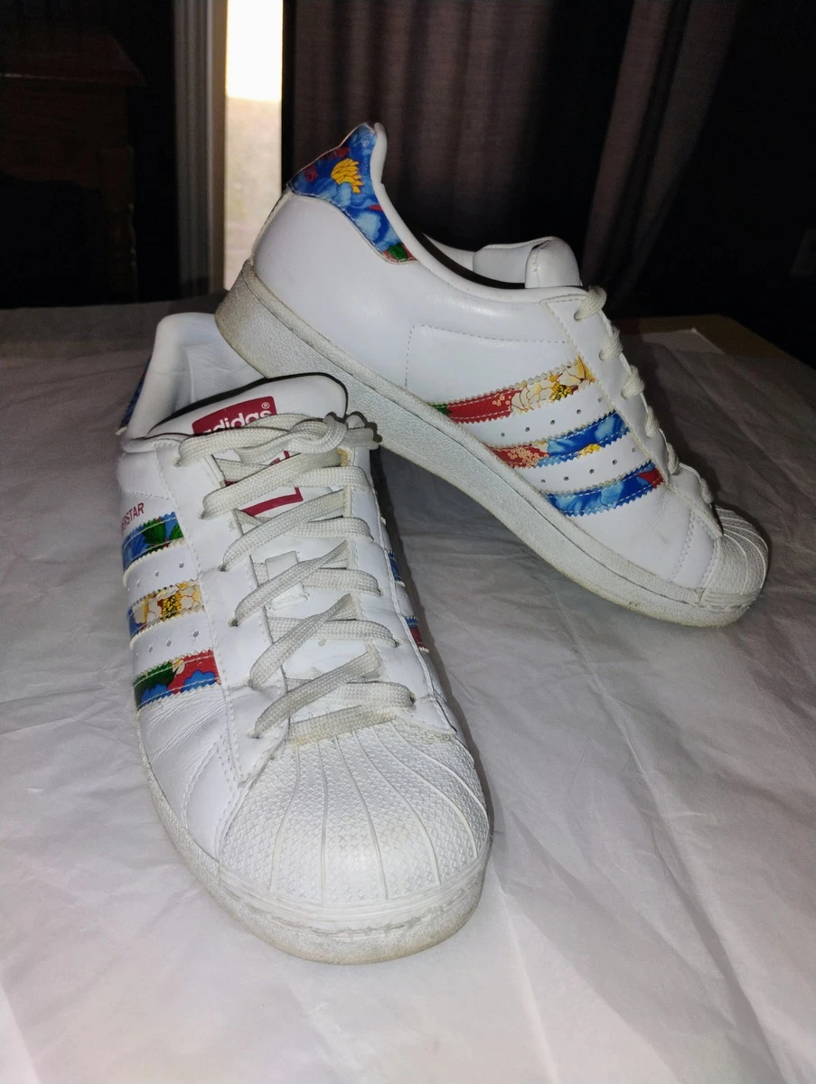 Adidas Superstar Stripes Floral Artwork W for sale | eBay
