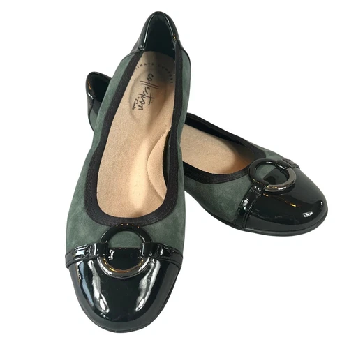 Ballerine Clarks Gracelin Wind in pelle taglia 8M scarpe comfort massimo