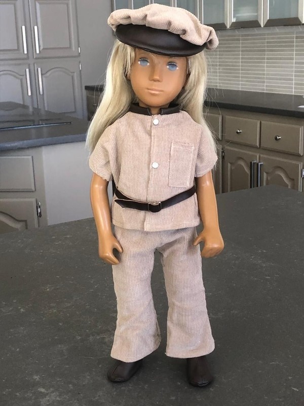 Rare Vtg Sasha Morgenthaler 16"  Doll Clothes MUSHROOM SUIT Complete! No Doll
