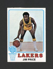 1973-74 Topps Rookie Jim Price Los Angeles Lakers Basketball RC #38 ***Sharp***