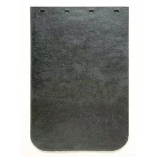 Plain Black 18" x 12" x 1/4" Heavy Duty Rubber Semi Truck Mud Flaps-Set of 2