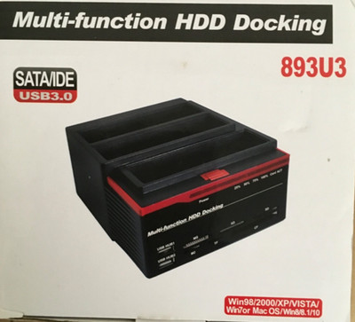 Multi-Function HDD Docking 893U3 Triple HDD NEW!!!