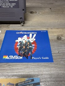 Ghostbusters II (Nintendo Entertainment System NES 1985) CARTRIDGE WITH MANUALS