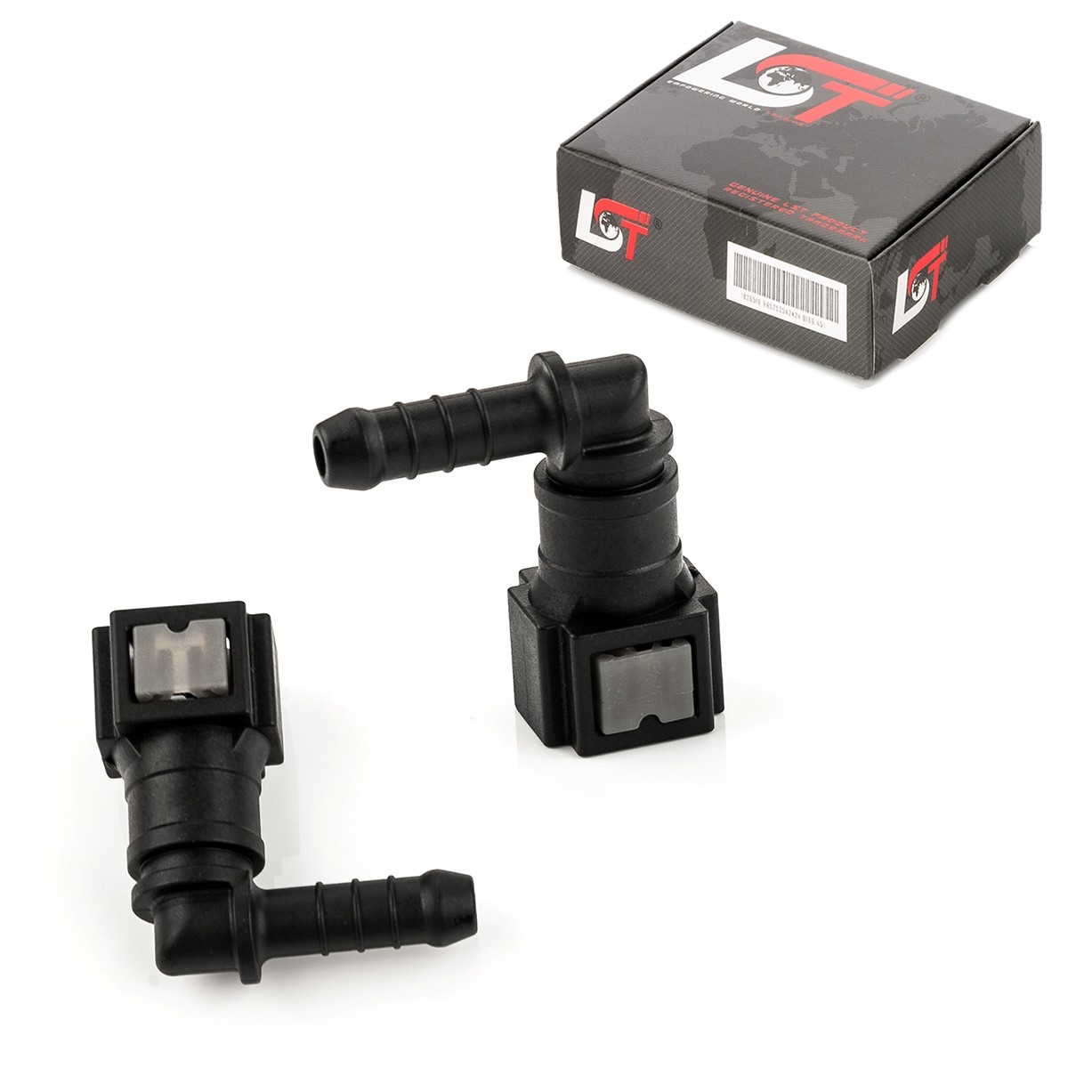 2x Quick Release Fuel Line Coupling L-Piece 6.3x6mm for CHEVROLET
