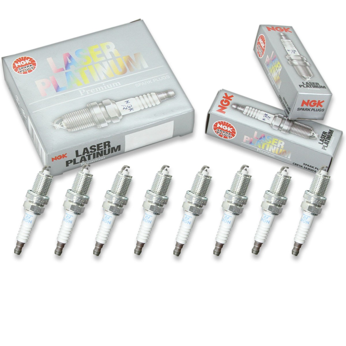 8 pc NGK 2978 BKR6EP-11 Laser Platinum Spark Plugs for PK20TT PK20R11 qo