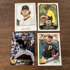 Topps Gerrit Cole Lot of (4) MLB Baseball Cards with insert pirates
