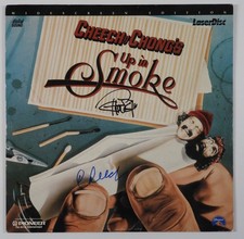 Cheech & Chong JSA Signed Laser Disc Cover Up In Smoke