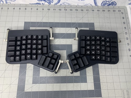Clavier mécanique ErgoDox EZ ergonomique type C City Split interrupteur marron Gateron - Photo 2/13