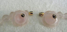 Vtg. 1987 Avon Translucent Tea Rose Pink Acrylic 18" Bead Necklace/ Earring Set — photo 6