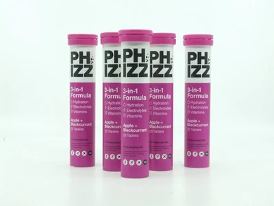 Phizz Multivitamin & Hydration Tablets Apple & Blackcurant (Pack of 5)