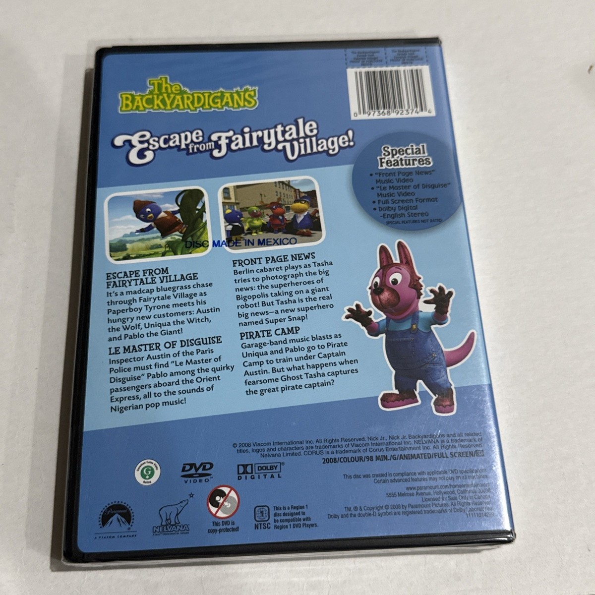 The Backyardigans: Escape from Fairytale Village (DVD) for sale