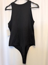 BP nwt ribbed bodysuit black snaps msrp 29.50