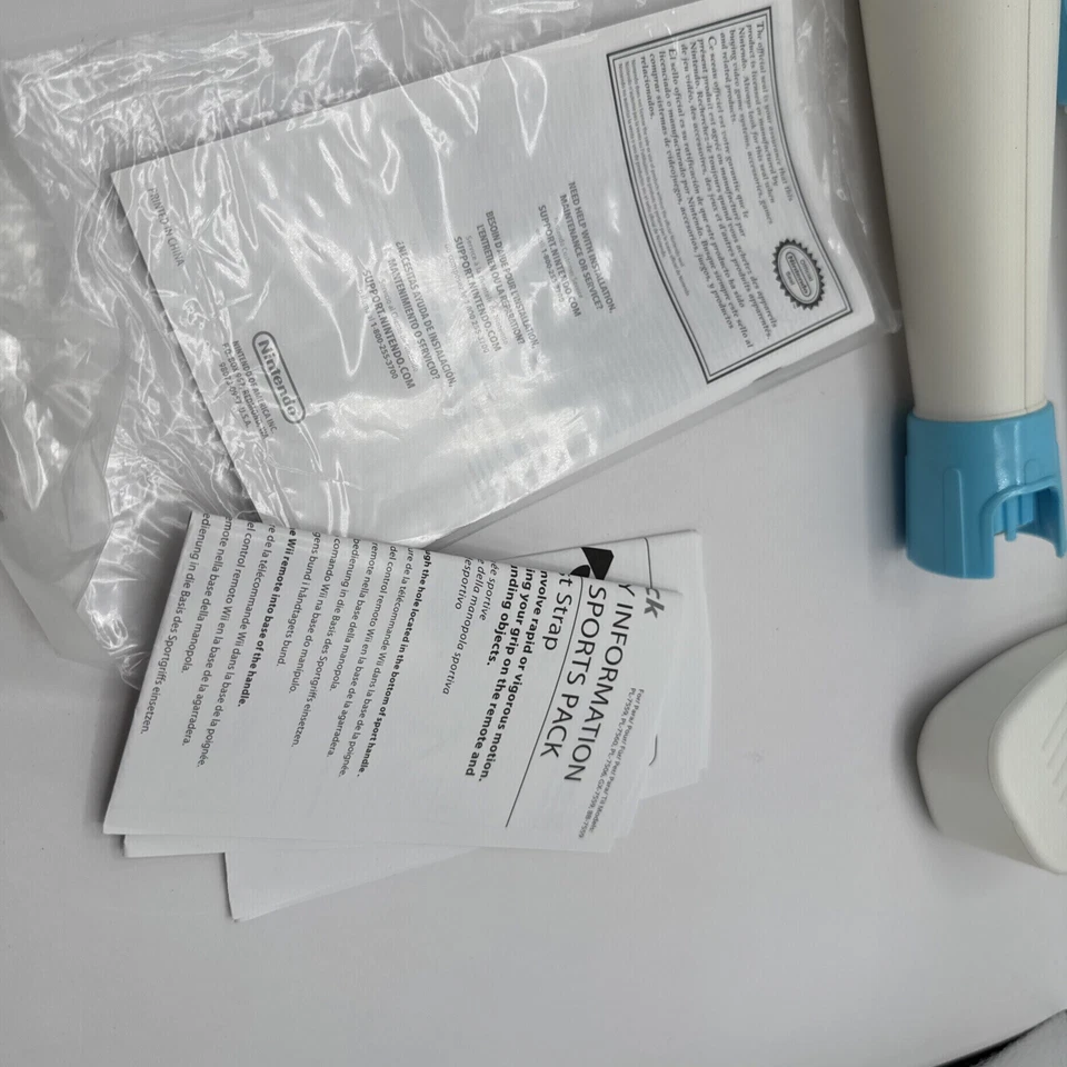 NERF Wii Sports Pack Nintendo Rueda Tenis Golf Bate de Béisbol Accesorios de Mango Foto 4 de 4