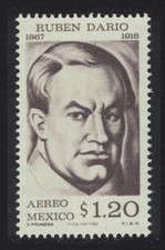 Mexico Ruben Dario Nicaraguan poet 1966 MNH SG#1111