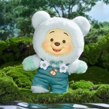 TOPTOY Winnie The Pooh Candy Bear Series Green Mint Box Figure Toys Gift