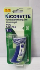 Nicorette 2mg Stop Smoking Aid Nicotine Mini Lozenge Mint 20ct Exp 4/26 *New
