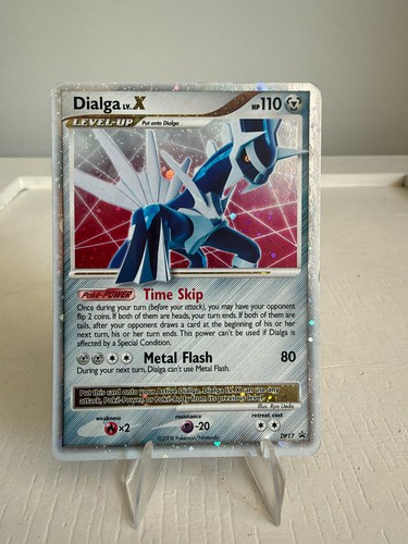 Dialga LV.X DP17 Diamond & Pearl Black Star Promo Holo 2008 Pokemon Card LP