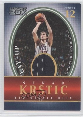 2004 Topps Luxury Box Lay-Up Relics Loge Level 7/75 Nenad Krstic Rookie RC 1u6