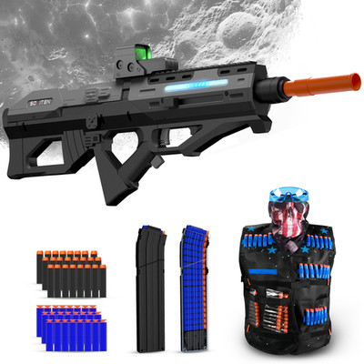 Sofiten Electric Powerful Toy Gun Automatic Sniper Rifle Soft Bullet Equipped
