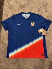 Nike USMNT 2024 ADV VaporMax Authentic Soccer Jersey Mens Sz 2XL FJ4264-417 $170