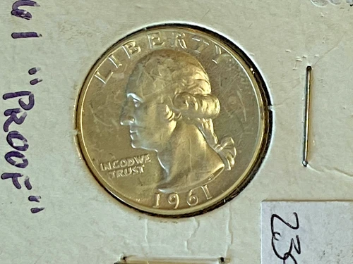 1961 Proof Washington Quarter