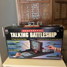 Milton Bradley 1989 Electronic Talking Battleship Game Complete Tested Working