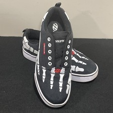 Zapatos de Skate Heelys Pro 20 Skeleton X-Ray Talla 7 Negro Blanco HE00899 Sin Ruedas