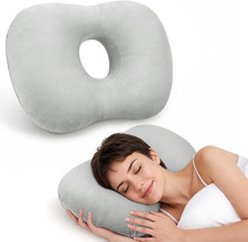 Ear Piercing Pillow for Side Sleepers with Ear Hole