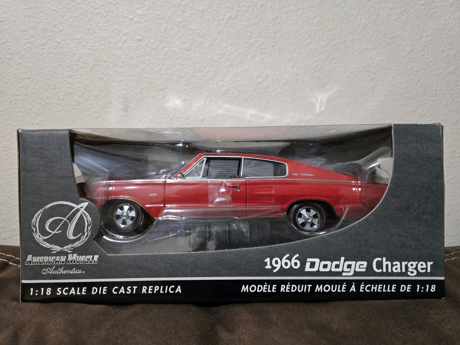 RC2 ERTL American Muscle Authentics 1966 Dodge Charger Black 1 18