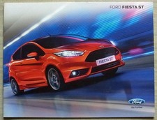 FORD Fiesta ST Car Sales Brochure Feb 2013 Ref FA 1583