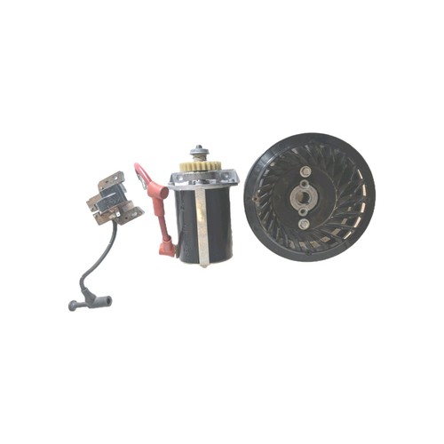 Small Engine 12V Electric Starter Motor w/ Flywheel & Ignition Coil – Go Kart /