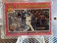 2026 Topps Heritage NL Championship (Ohtani) Dodgers Pink Sparkle Chrome #277 SP