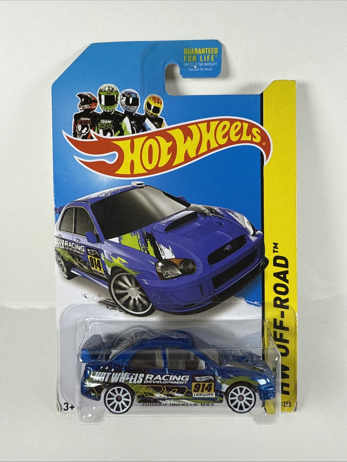 Hot Wheels 2014 HW Off-Road SUBARU IMPREZA WRX Rally Car Blue 108/250 HC26