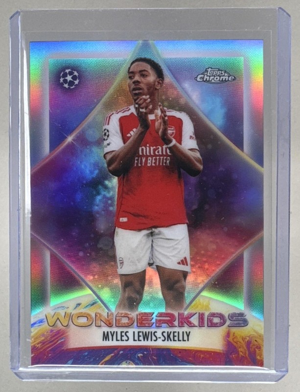 Myles Lewis-Skelly 2025 Topps Chrome UEFA #WK-13 Wonderkids