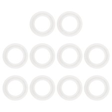 10Pcs Silicone O Ring, 1.57" Sealing Gasket Washers for 1.26" Clamp, White