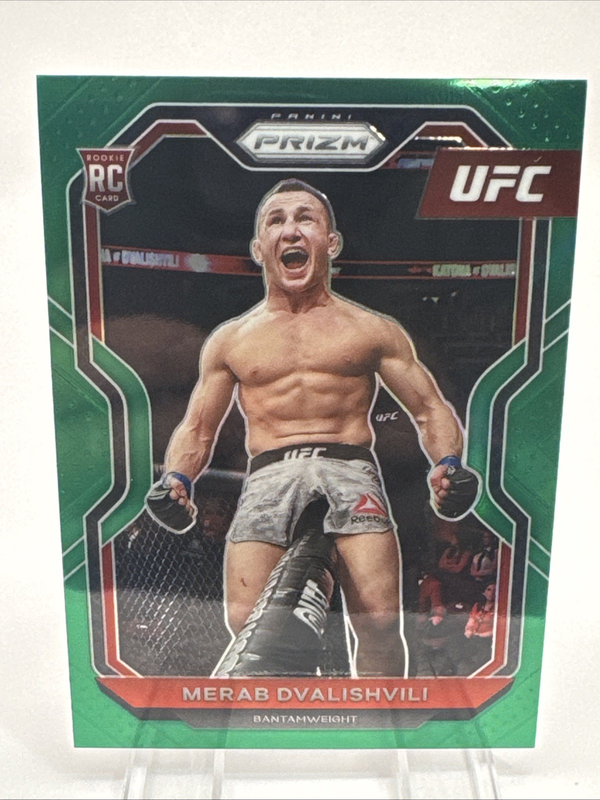 Merab Dvalishvili 2021 Prizm RC Green UFC- 2545