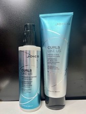 NEW Joico Curls Like Us Hydrate Define Curl Cr me Styler, Curl Defining Gel SET