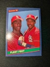 Fleet Feet (Willie McGee / Vince Coleman) 1986 Donruss #651 St. Louis Cardinals