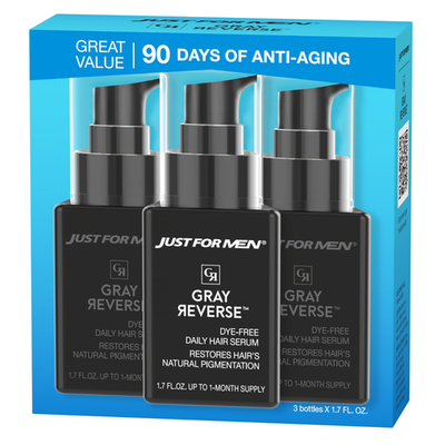 #ad Just For Men Gray Reverse 1.7 oz 3 pack $55.55